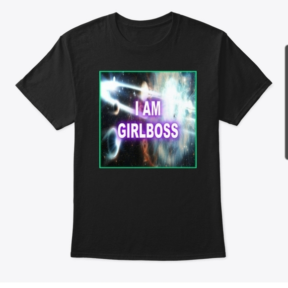 Affirmations GIRLBOSS Classic Crew Neck Graphic T-Shirt Tee Self Hypnosis Merch - Picture 1 of 8